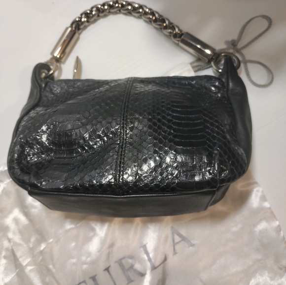 Furla Hand/Shoulder Bag black Genuine Leather - Picture 3 of 8